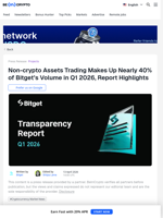 Bitget: Non-Crypto Assets Trading Reaches 40% of Q1 Volume