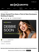 Stripe-Owned Privy Sees a Third of New Developers Building AI Agents