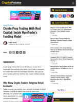 Crypto Prop Trading With Real Capital: Inside HyroTrader’s Funding Model