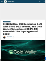 Cold Wallet’s 4900% Upside vs Shiba Inu and SUI: Which Crypto Is Worth the Buy Today?