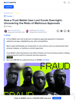 Trust Wallet User Loses Funds to Malicious Approvals