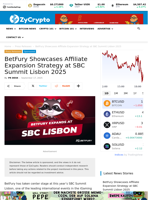 BetFury Showcases Affiliate Expansion Strategy at SBC Summit Lisbon 2025