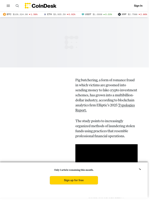 Elliptic Warns of Industrial-Scale Pig Butchering Scams Laundering Through Crypto
