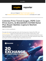 BlockDAG’s 20 Exchange Listings Steal the Buzz From Celestia Price Trend & PEPE Coin Price