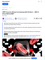 Will XRP Price Drop Below $2 as Sell Off Intensifies?