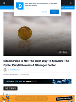 Bitcoin Price Is Not The Best Way To Measure The Cycle; Pundit Reveals A Stronger Factor | Bitcoinist.com