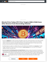 Bitcoin Price Today: BTC Price Targets $98K–$104K Zone After Bounce From Descending Channel - Brave New Coin