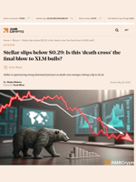 Stellar slips below $0.29: Is this ‘death cross’ the final
blow to XLM bulls?