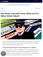 Elon Musk vs Donald Trump: What Led To a Billion-Dollar Fallout?