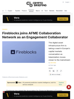 Fireblocks joins AFME Collaboration Network as an Engagement Collaborator
