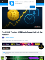 Pre-FOMC Tension: Will Bitcoin Repeat Its Post-Cut Pattern? | Bitcoinist.com