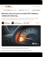 Bitcoin’s June recovery on hold? ETF outflows, stablecoin drain say… - AMBCrypto