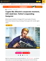 Bitcoin ATH, ICE–Polymarket Deal, Tether Payments, Plume
