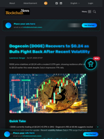 Dogecoin (DOGE) Recovers to $0.24 as Bulls Fight Back After Recent Volatility - Blockchain.News