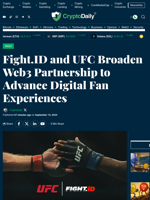 Fight.ID and UFC Broaden Web3 Partnership to Advance Digital Fan Experiences - Crypto Daily