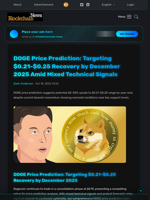 DOGE Price Prediction: Targeting $0.21-$0.25 Recovery by December 2025 Amid Mixed Technical Signals - Blockchain.News