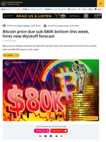 Bitcoin May Dip Below $80,000 in This Week's Volatility