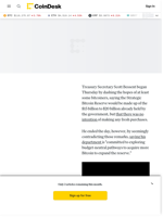 Bitcoin News (BTC): Strategic Reserve Purchases May Still Be in Play