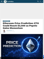 Ethereum Price Prediction: ETH Could Reach $2,500 as Pepeto Gains Momentum - TechBullion