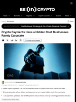 Crypto Payments Have a Hidden Cost Businesses Rarely Calculate