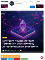 Ethereum News: Ethereum Foundation Boosts Privacy Across Blockchain Ecosystem | Live Bitcoin News