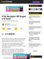 Is This Why Ripple's XRP Dropped to $2 Today?