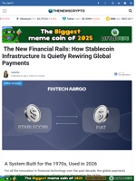  The New Financial Rails: How Stablecoin Infrastructure Is Quietly Rewiring Global Payments - TheNewsCrypto