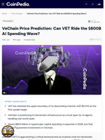 VeChain Price Prediction: Can VET Ride the $800B AI Spending Wave?