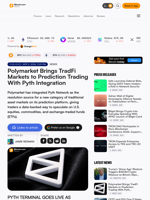 Polymarket Brings TradFi Markets to Prediction Trading With Pyth Integration – Bitcoin News