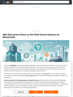 S&P Dow Jones Plans to Put Wall Street Indexes on Blockchain - Brave New Coin