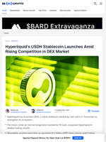 Hyperliquid Launches Its Stablecoin With $23 Million Market Cap