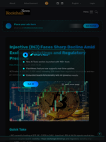 Injective (INJ) Faces Sharp Decline Amid Exchange Delistings and Regulatory Pressure - Blockchain.News