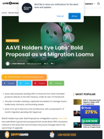 Aave V4 Upgrade Tied to Major Revenue Shift