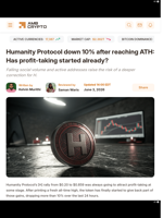 Humanity Protocol down 10% after reaching ATH: Has profit-taking started already? - AMBCrypto