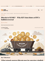 Bitcoin to $130K? - Why KEY data hints at BTC's bullish reversal - AMBCrypto