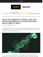 These Two Below $1 Utility Coins Are Attracting Millions in Presale Rounds: Best Crypto to Buy?