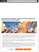 Sui (SUI) Price Prediction: Traders Eye $4.40 Target as Sui Bulls Defend Key $3.07 Support - Brave New Coin