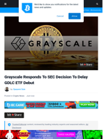 Grayscale Responds To SEC Decision To Delay GDLC ETF Debut | Bitcoinist.com