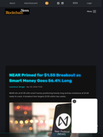 NEAR Primed for $1.55 Breakout as Smart Money Goes 56.4% Long - Blockchain.News