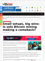 Small setups, big wins: Is solo Bitcoin mining making a comeback? - The Crypto News Wire
