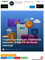 Crypto Payments vs. Traditional Methods: What Are We Really Gaining? | Live Bitcoin News