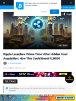 Ripple Launches 'Prime Time' After Hidden Road Acquisition: How This Could Boost RLUSD? | Bitcoinist.com