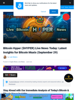 Live Bitcoin Hyper Updates Today: Bitcoin Price Prediction as Analyst Predicts $150K ATH, Major Correction Becoming Before Massive Rally, and More...
