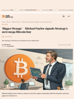 'Bigger Orange' - Michael Saylor signals Strategy’s next mega Bitcoin buy - AMBCrypto