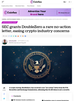 SEC grants a rare no-action, easing the crypto industry