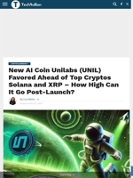 New AI Coin Unilabs (UNIL) Favored Ahead of Top Cryptos Solana and XRP – How High Can It Go Post-Launch?