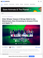 Killer Whales Season 2 Streams on Amazon Prime and Apple TV