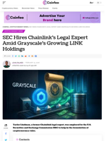 SEC Hires Chainlink's Legal Expert Amid Grayscale's LINK