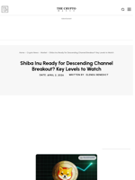 Shiba Inu Ready for Descending Channel Breakout? Key Levels to Watch