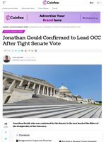 Jonathan Gould Lead OCC After Tight Senate Vote